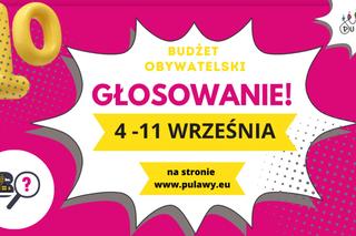 Budżet Obywatelski w Puławach. Mieszkańcy już mogą głosować