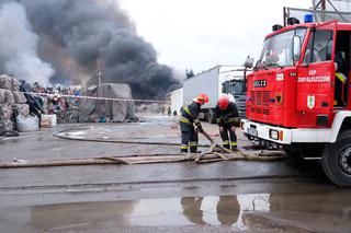 Pożar wysypiska śmieci w Żorach