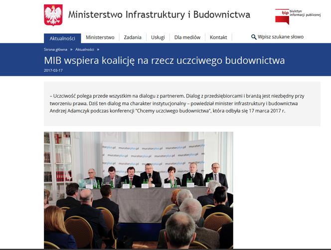 "Chcemy uczciwego budownictwa" - konferencja serwisu Muratorplus.pl 
