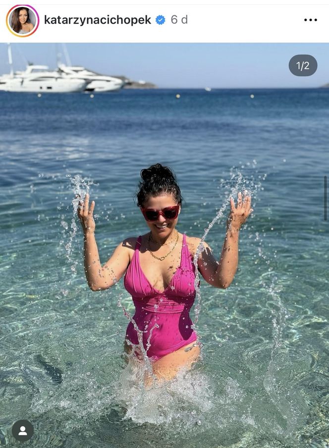 Kasia Cichopek ładuje baterie