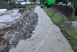 Skutki ulewnych deszczy w Gminie Zakliczyn