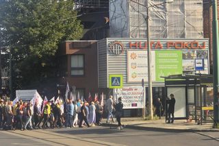 Protest hutników w Rudzie Śląskiej. Nie dla stali ze wschodu