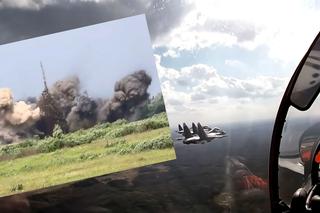 Bombardowanie w pobliżu granicy Polski - ZOBACZCIE WIDEO z ćwiczeń rosyjskich myśliwców