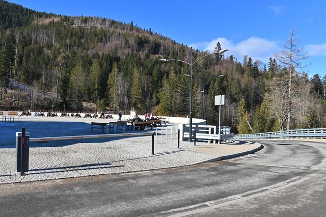 Zakopane. Centrum przesiadkowe w Kuźnicach. Słynna "patelnia"