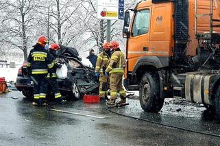 Potworny wypadek na Przyczółkowej