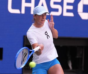 Iga Świątek, trening przed ćwierćfinałem US Open