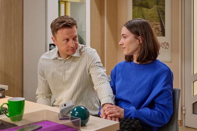 Na Wspólnej odc. 4069. Ania (Sonia Mietielica), Igor (Jakub Wesołowski)