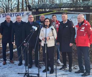 Trasy narciarskie Siedlce - konferencja ministra sportu i turystyki 