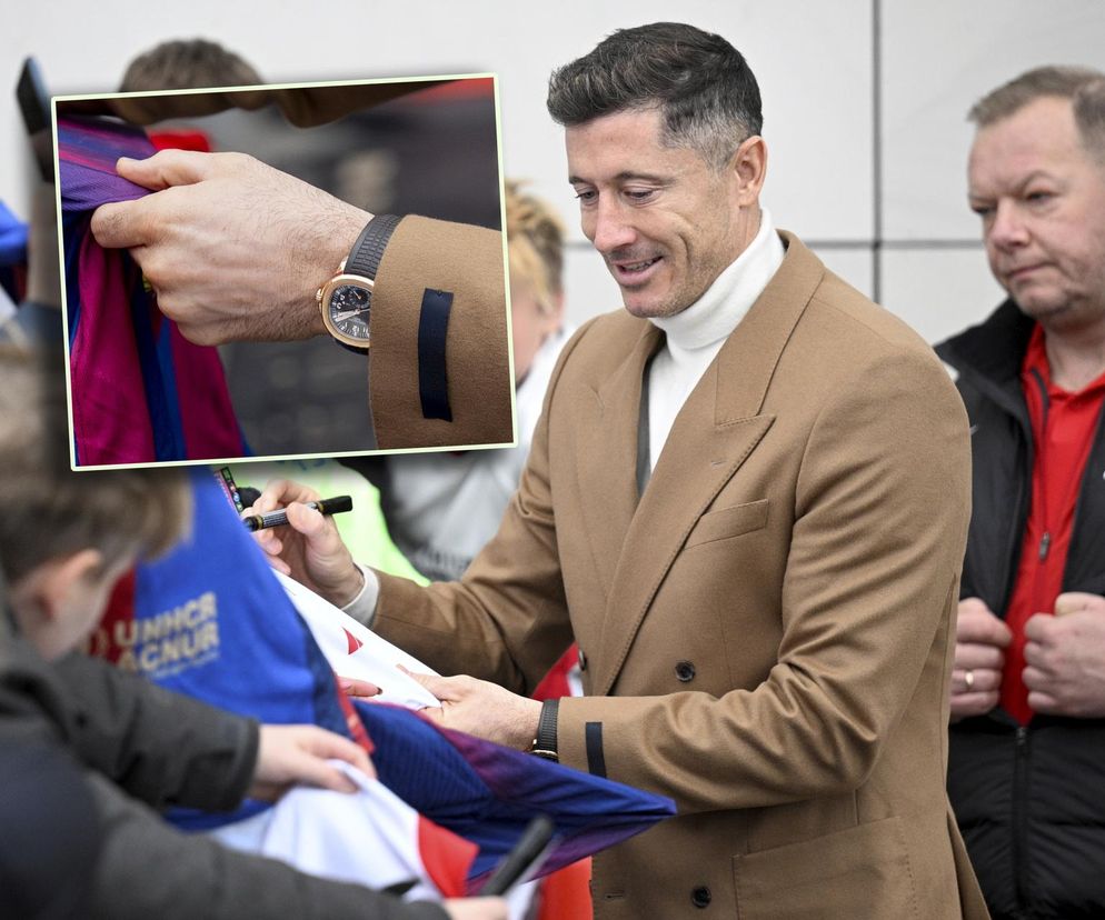 Robert Lewandowski z zegarkiem wartym kawalerkę przyjechał na kadrę! Na ręce miał prawdziwą fortunę