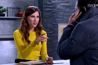 Barwy szczęścia, odc. 2048. Piotr Walawski (Piotr Jankowski), Regina (Kamila Kamińska)