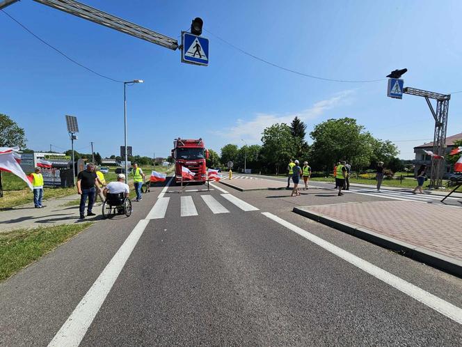 Protest mieszkańców Duńkowiczek