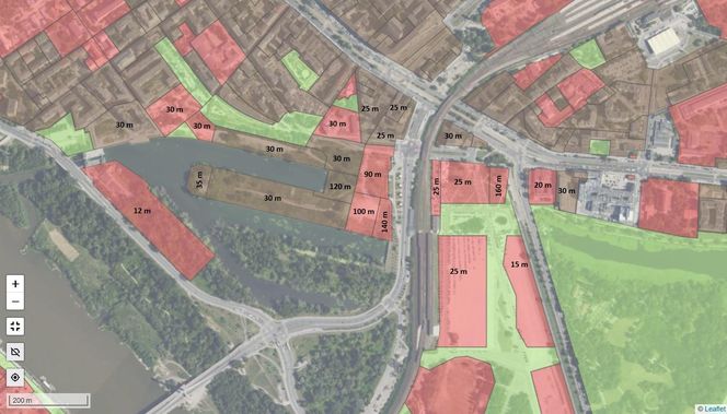 Maksymalna dopuszczalna wysokość budynków w projekcie planu ogólnego dla Warszawy