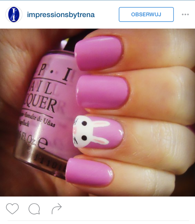 manicure na wielkanoc