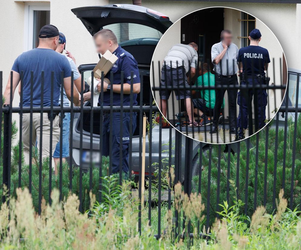 Zbrodnia pod Grójcem. Ksiądz przyznał się do zabójstwa. Policja przeszukała plebanię [ZDJĘCIA]. Kontener: Warszawa