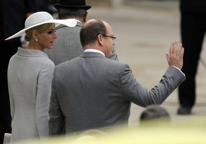 Ślub księcia William - książę Albert z Monako z narzeczoną Charlene Wittstock 