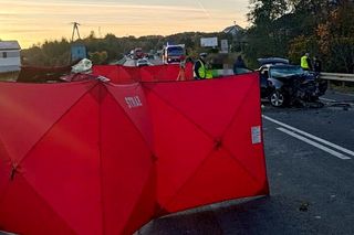  Mucharz. Śmiertelny wypadek na drodze krajowej nr 28. Trzy osoby nie żyją [ZDJĘCIA]