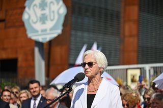 Danuta Wałęsa na obchodach 45. rocznicy podpisania Porozumień Sierpniowych