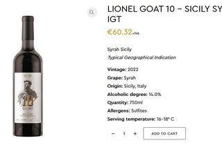 Wino Lionela Messiego 