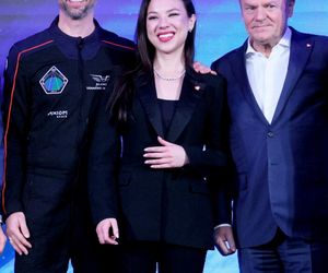 Aleksandra Uznańska-Wiśniewska i Sławosz Uznański-Wiśniewski 