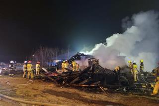 Pożar domu w Maliszowie