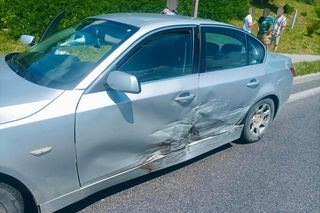  Kolizja samochodów BMW w Baryczu.