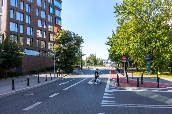 Ulica Okrzei w Warszawie przed przebudową