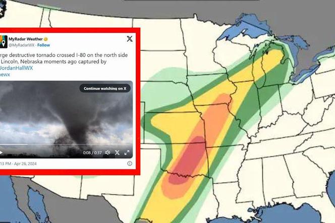 Tornado w Oklahomkie