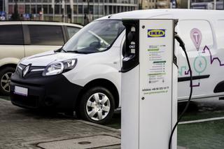 Elektryczne Renault Kangoo Z.E. pod IKEA Kraków