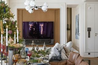 Apartament w stylu francuskim w świątecznej odsłonie