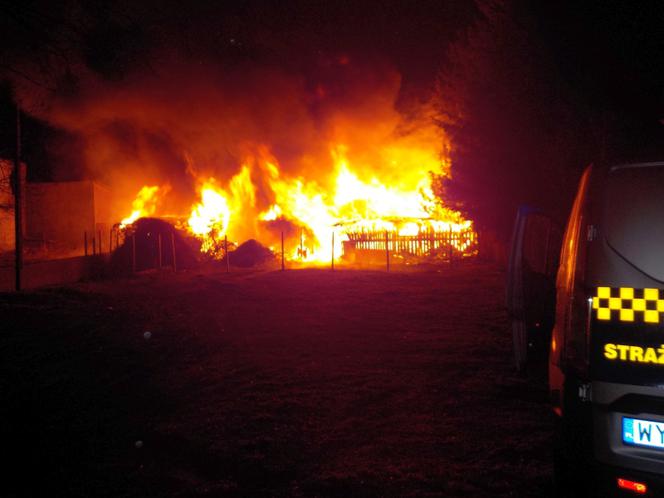 Pożar pustostanu przy Okopowej