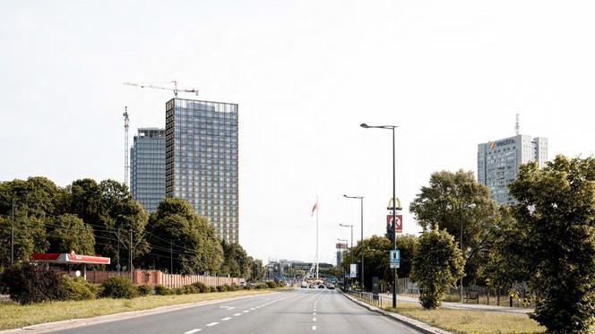 Wieżowiec Libero przy rondzie Radosława w Warszawie