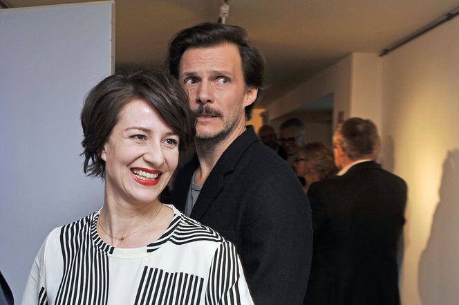 Maja Ostaszewska z partnerem