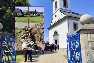 Kolorowe kwiaty i morze łez na pogrzebie Katarzyny