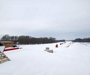 Postępy na placu budowy A2 w okolicach Siedlec