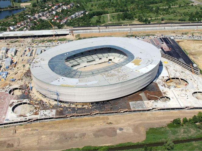 Tak powstawał stadion Tarczyński Arena we Wrocławiu