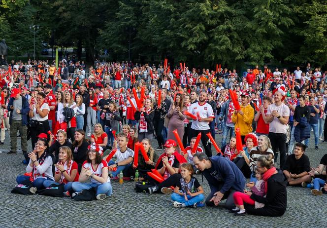 Polska - Brazylia: kibice w Strefie Kibica w Katowicach