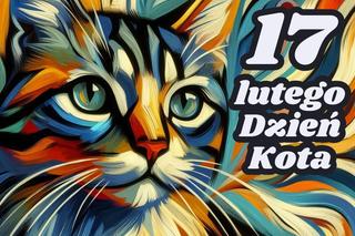 Kartki z kotami na dzień dobry