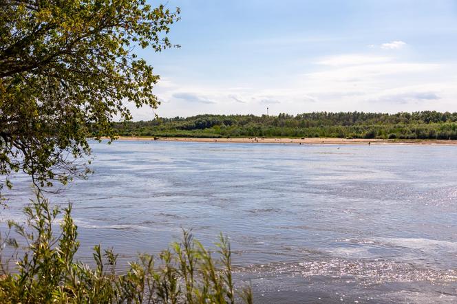 Plaża Zawady w Wilanowie – widok z oddali