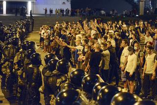 Demonstracje po wyborach na Białorusi