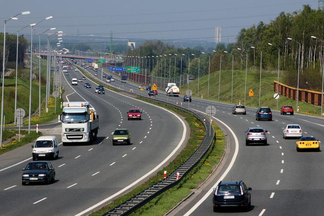 Ruch na Autostradzie A4 jest prawie zawsze duży.