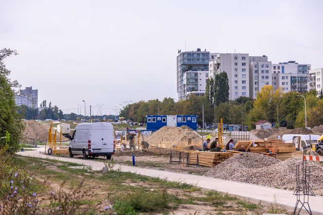 Budowa parku nad Południową Obwodnicą Warszawy