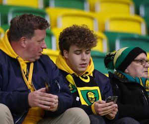 Kibice GKS Katowice na meczu z Piastem Gliwice 8.11.2025