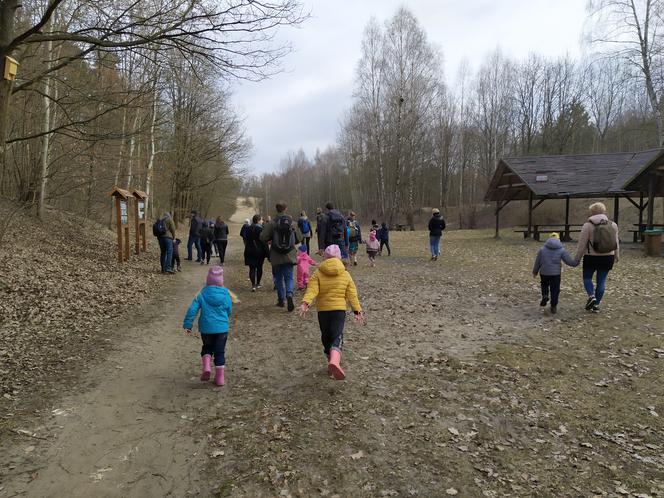 Siedlczanie szukali pierwszych śladów wiosny wraz z leśnikami z Nadleśnictwa Siedlce