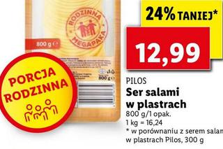 ser salami w plastrach 12,99 zł