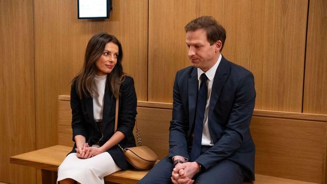 Barwy szczęścia odc. 3200. Kasia (Katarzyna Glinka), Łukasz (Michał Rolnicki)