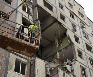 Noc grozy nad Ukrainą. Setki dronów i rakiet spadły na miasta