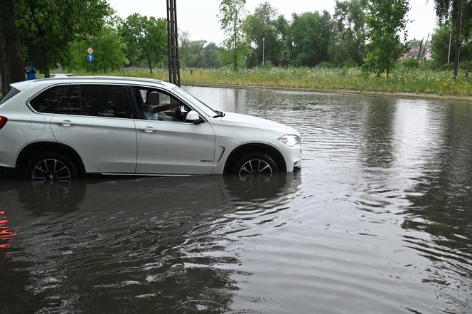 Szczecin zalany po burzy, 1.07.2022