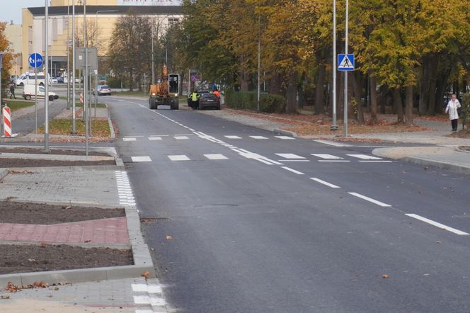 Ulica Tysiąclecia w Skarżysku-Kamiennej na finiszu przebudowy