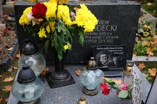 Tak wygląda grób Zbigniewa Wodeckiego