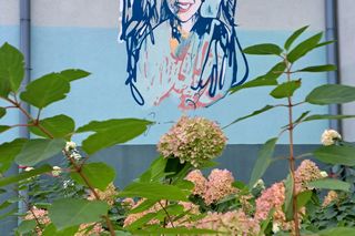 Nowy mural w Parku Sienkiewicza w Łodzi